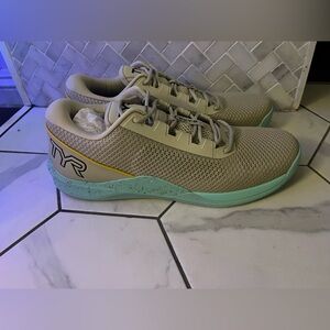 TYR CXT-2 Trainer Taupe and Mint Sneakers